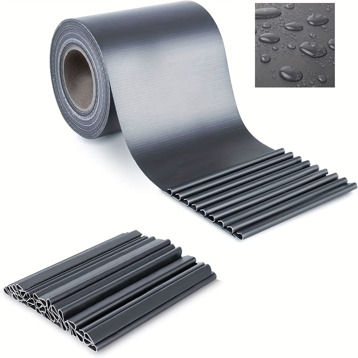 

Pvc Privacy Strips, Privacy Screen For Fence, Privacy Screen For Double Rod Mats, 50mx19cm, Including 35 Fastening Clips, Fence Privacy Screen, Opaque, Wind Protection, Anti-uv, 450g/m², Dark Grey