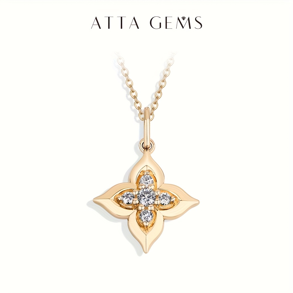Women's 18K Gold-Plated Clover Necklace — Everyday & Festive Gift