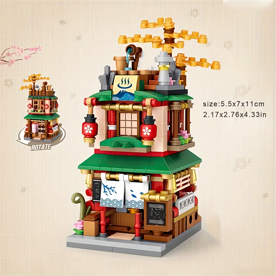 Blocs de construction japonais Street View mini jouets de - Temu