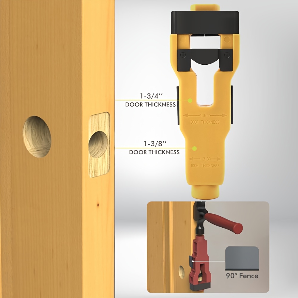 Door Lock Installation Kit with Drilling Guide