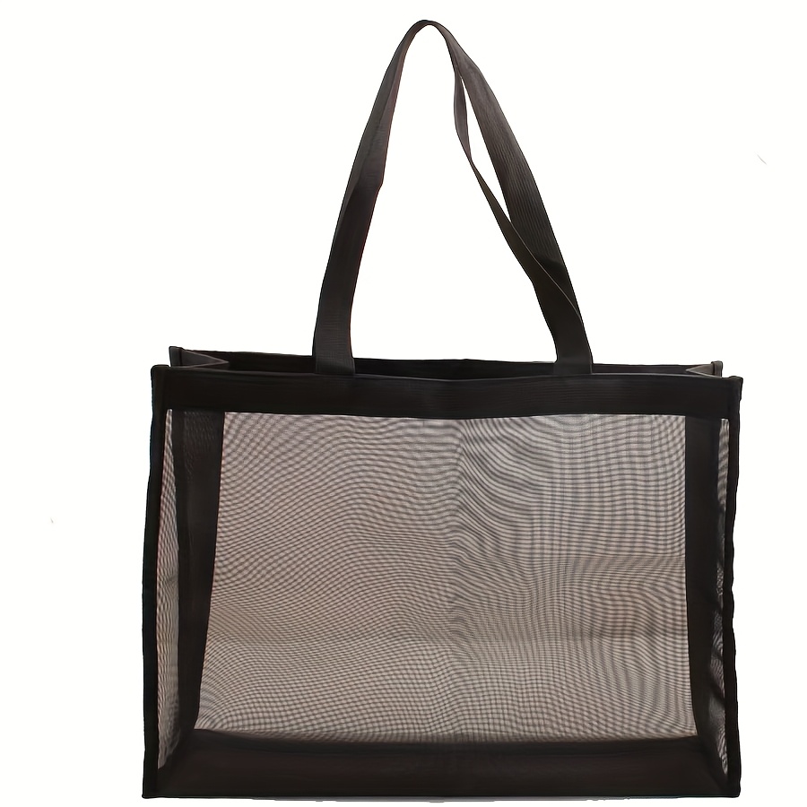 E-shop Leichte Netz-Organizer-Tasche – Offene Reise-Aufbewahrungstasche mit Gurt, geeignet für Kleidung, Unterwäsche – Einfache Mehrzweck-Packtasche