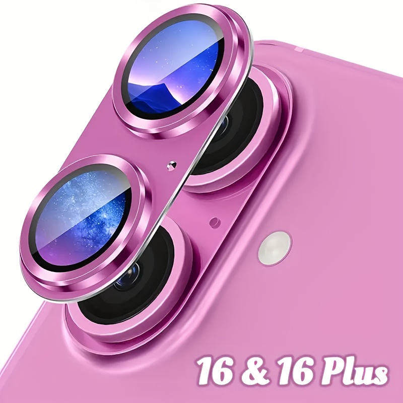 

For Iphone 16/16plus Camera Lens Protection Case With Reinforced Glass - Metal Frame, Scratch-resistant Cover