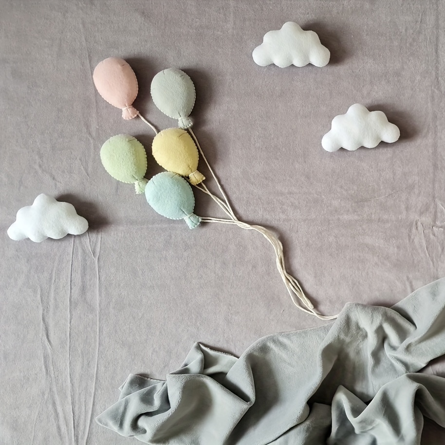 

Clouds And Balloons Newborn Photo Prop Set - Baby's First Photoshoot