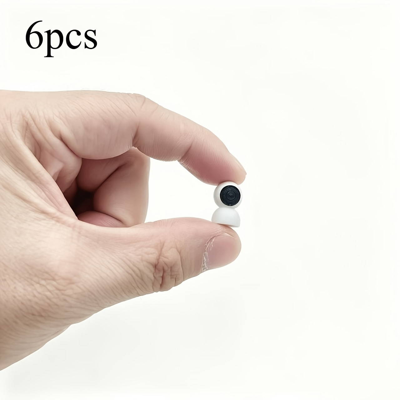 TEMU Ensemble de 6 pièces de modèles miniatures pour maison de poupée - Modèles de caméra de sécurité à l'échelle 1:12 - Nouveaux mini modèles de