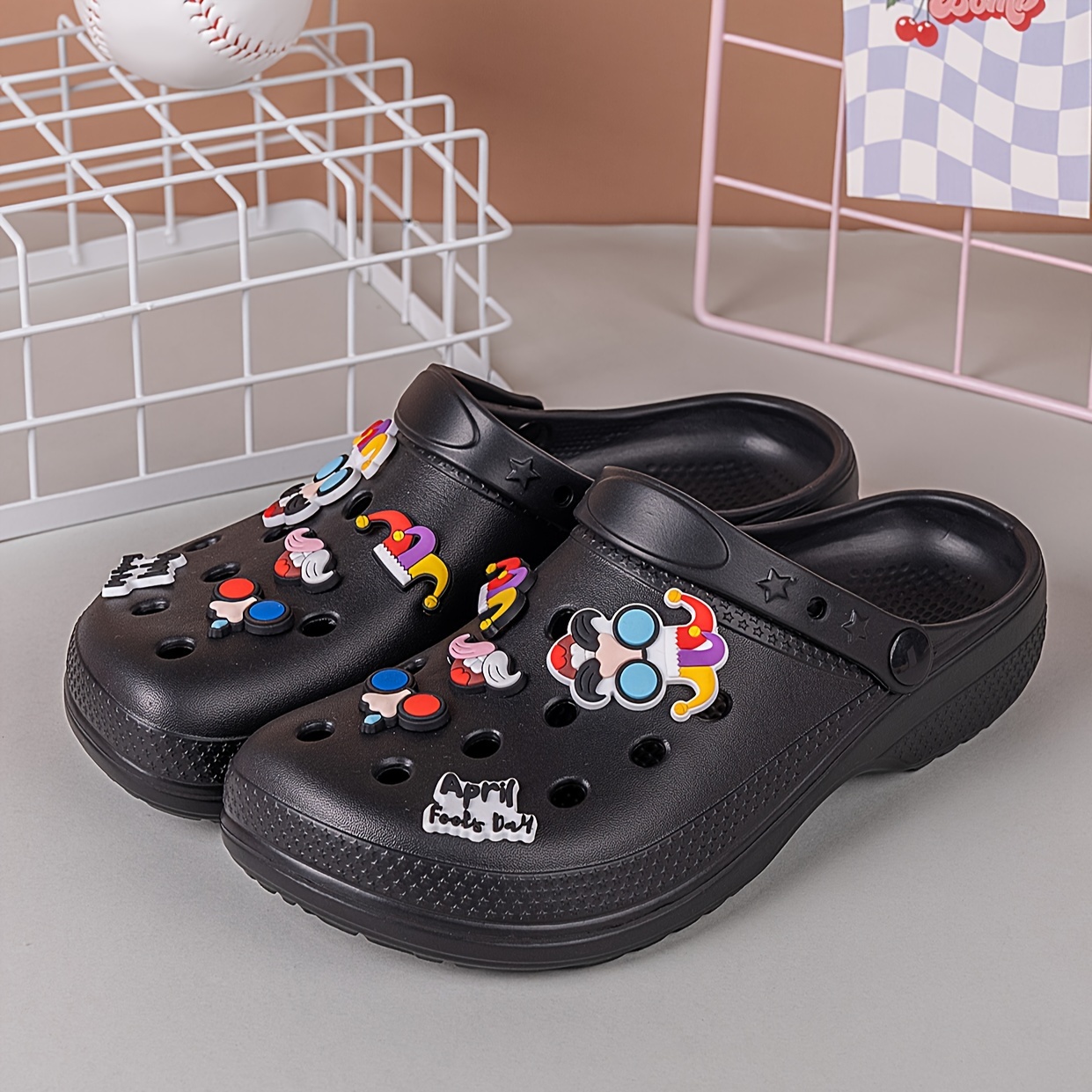 SMajong Zoccoli Sabot Bambini Antiscivolo Scarpe da Giardino Ragazzi Ragazze Estate Sandali da Spiaggia Carino Ciabatte Pantofole Blu 19/20 EU