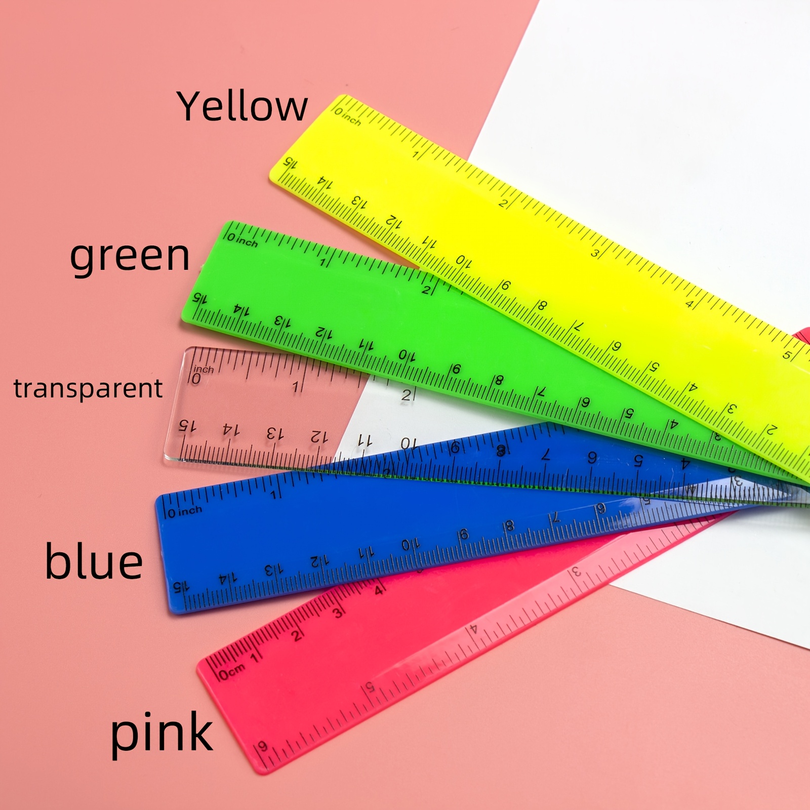 Ruler Peps Ruler Architect Engineer Ruler AWADH- 12 Inch & 6 Inch Plastic Ruler Scale ...