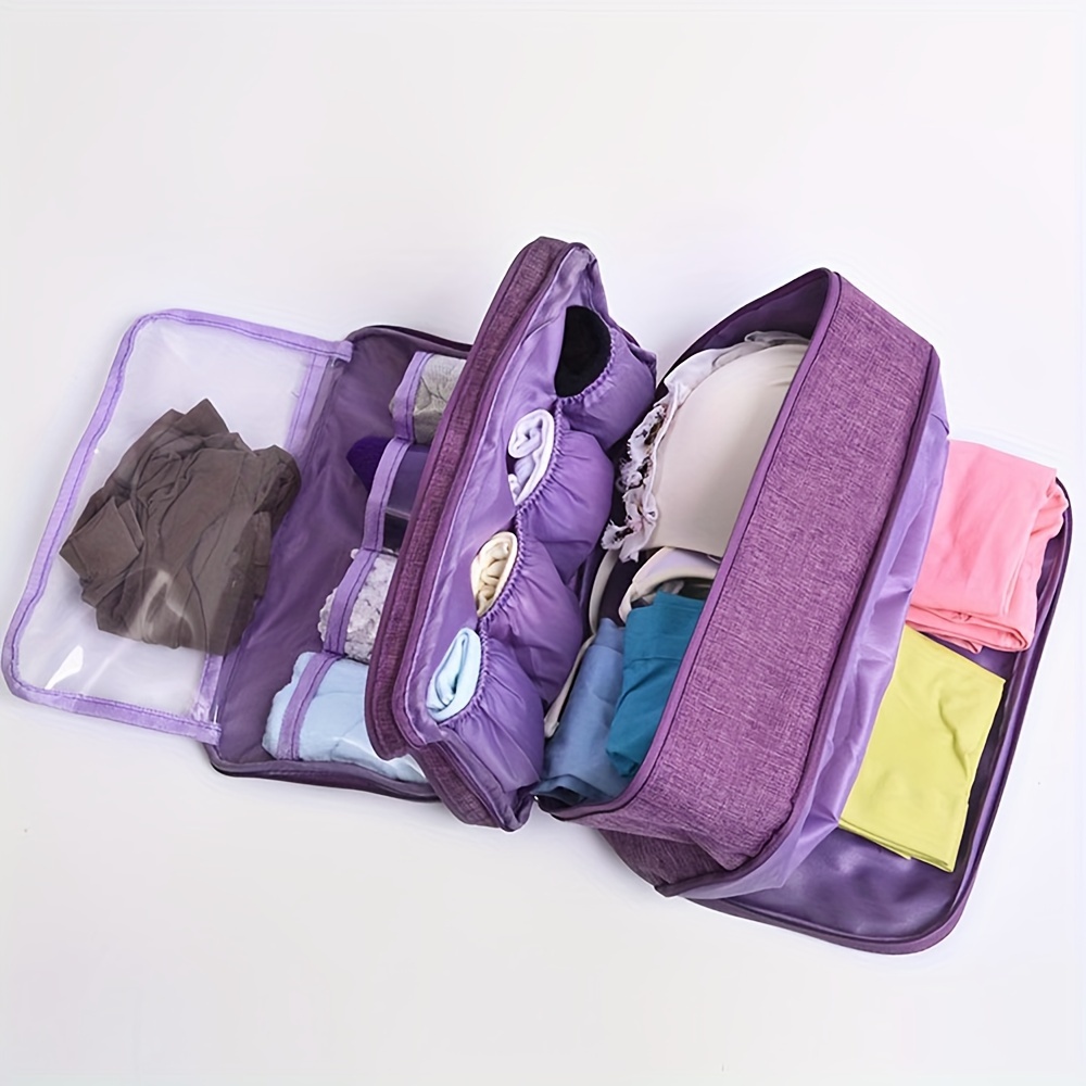 

Multi-functional Storage Case, Simple Style, Portable Clothing Sorting Box For Intimates & Bras