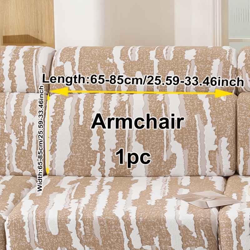 TEMU 1pc Polar Fleece High Quality Sofa Cover Elastic Universal All-inclusive Universal Anti-slip Cat-proof Seat Cushion