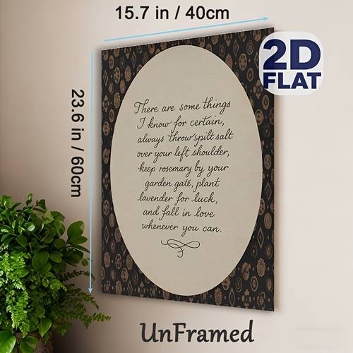 2d flat 1pc modern y quote wall art poster themed suitable for minimalist text print unframed canvas poster suitable for bedroom decor use spring decoration neutral for spaces 2d flat