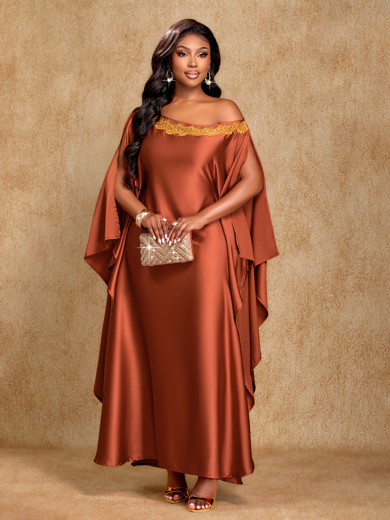 gold evening dresses south africa Rent Zora Gold Dress |Formal Dress for Wedding Guest main image 1