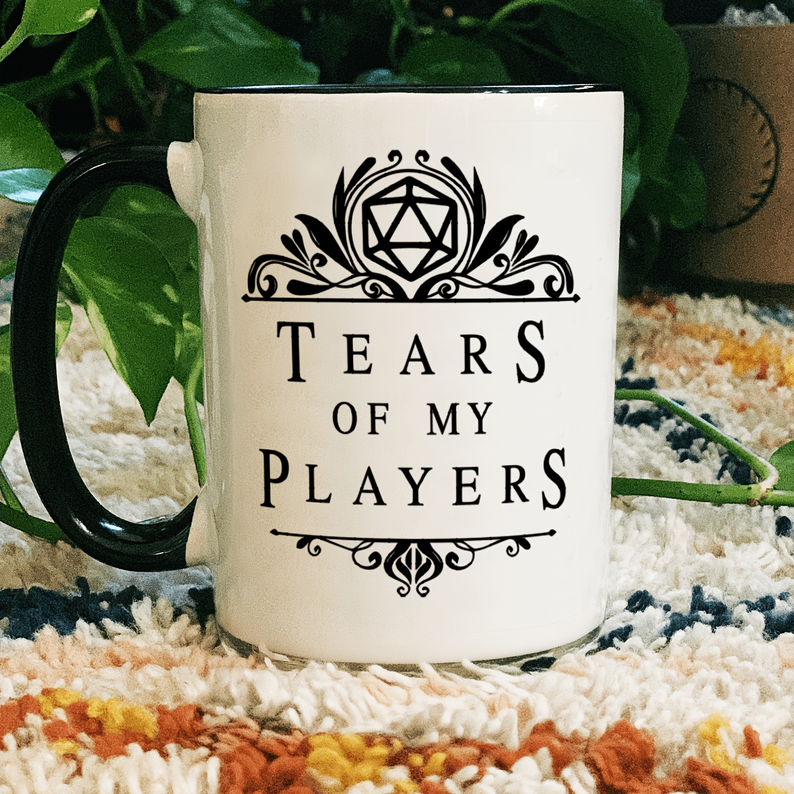 

1pc, 3a Grade, 11oz Coffee Mug, Tears Of My Players, Funny , Funny Coffee Mug, Dragons Gifts For Dnd Lovers, Dnd Accessories Dm, Dnd Gifts For Him Game Lover, Home Party Decor