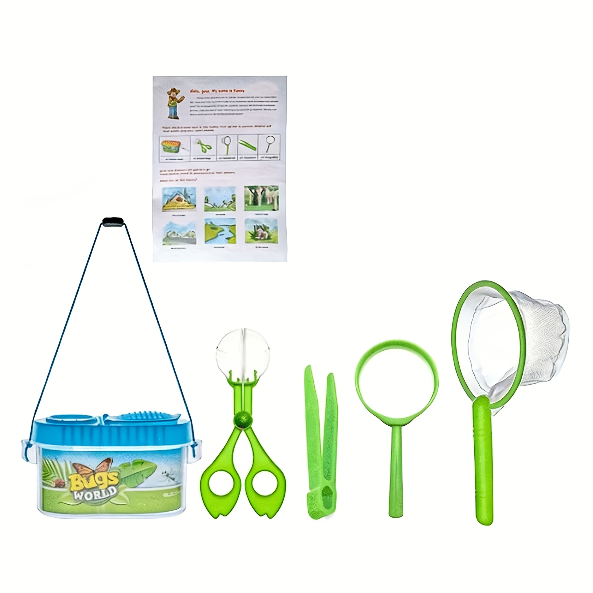 Image of Outdoor Tool Bag And Insect Catching Tool Bag, Educational Nature Exploration Toy Gift For Boys And Girls Christmas, Halloween, Thanksgiving Gifts, Random Color