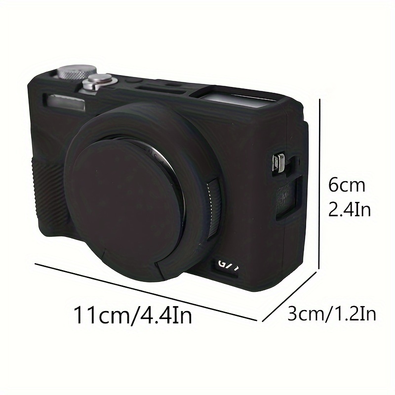 camera case for g7 iii digital camera case soft silicone protective cover with removable lens cover for g7x3 dslr camera no camera details 0
