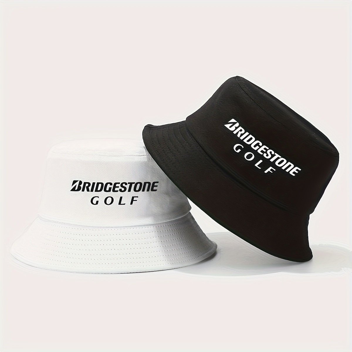 golf logo bucket hat breathable, lightweight polyester sun hat