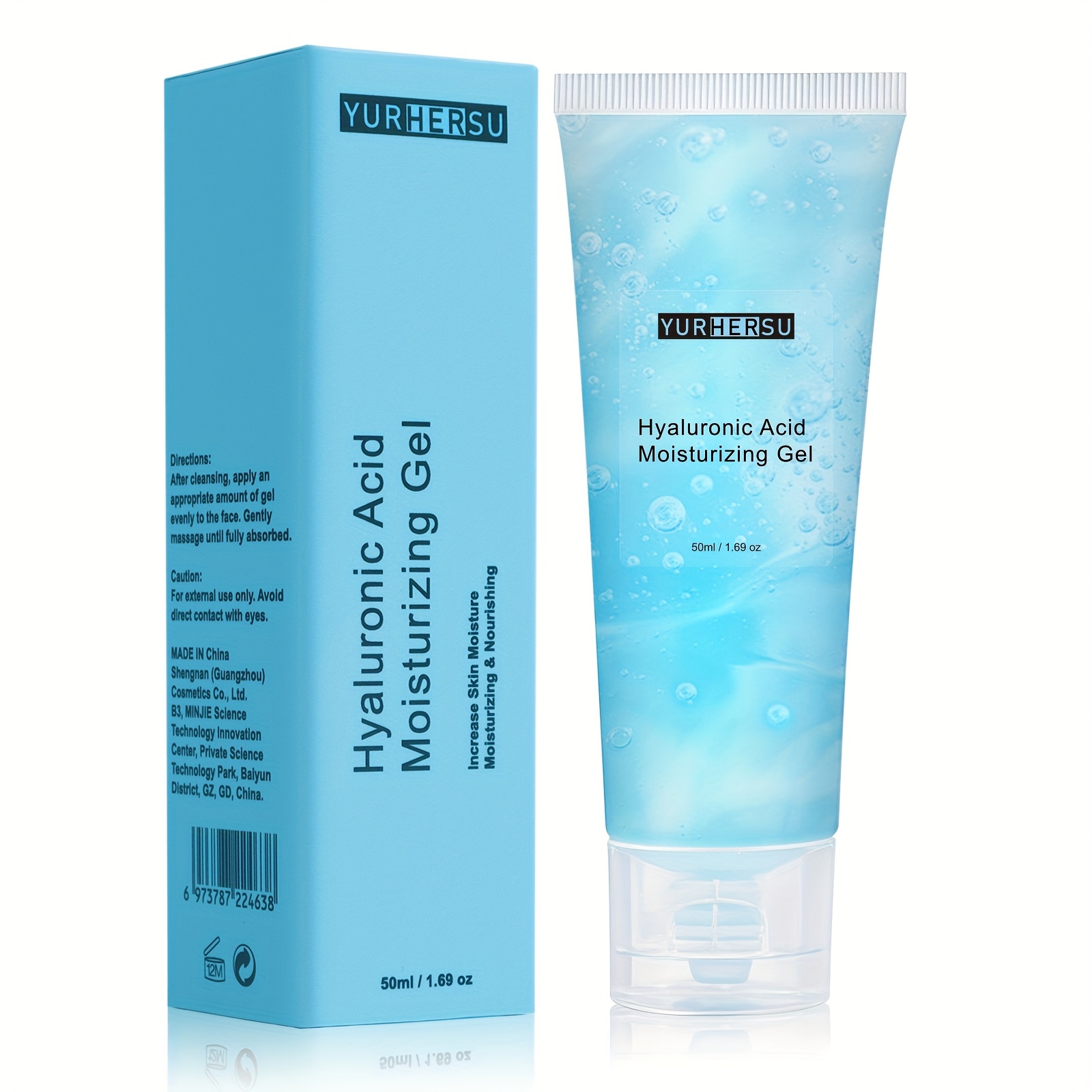 Image of Hyaluronic Acid Hydration Gel - Clear Face Moisturizer Suitable For Skin Types, & Dry Skin Care, Gel Formula For Deep Nourishing Hydration, &
