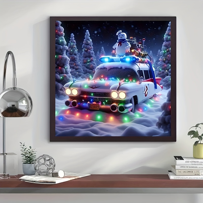 

1set Christmas 5d Kit, Diy Set For Decor, Diamond Art And Accessories (frame Not Included)