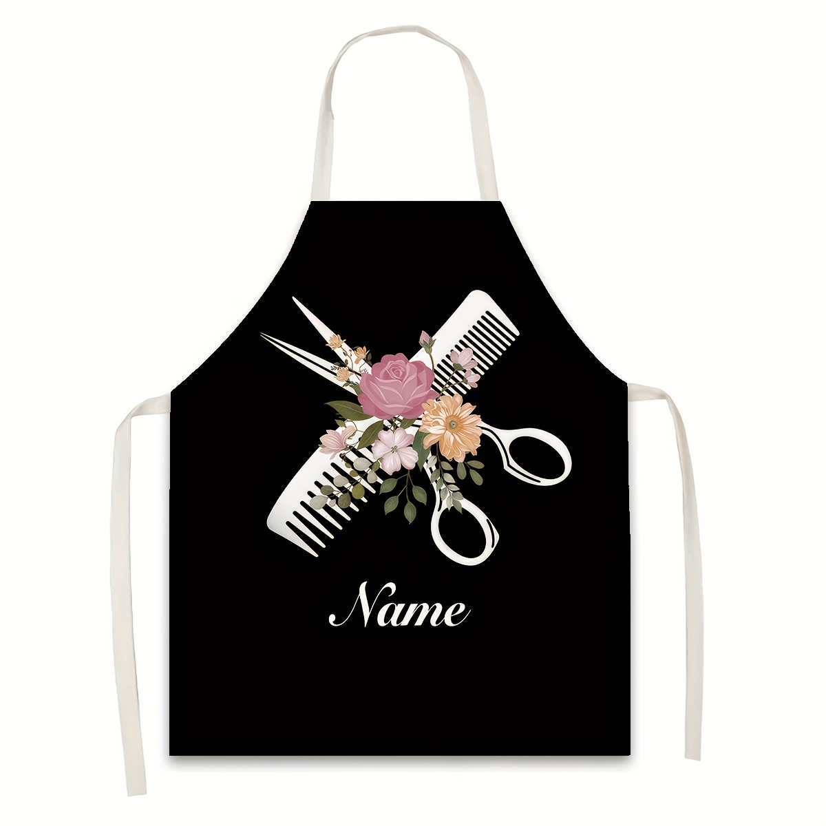TEMU Customizable, 1pc Can Or Slogan For Mother's Day Beauty And Hairdressing Aprons, Pet Grooming Aprons, Handmade Aprons, Made Of Polyester