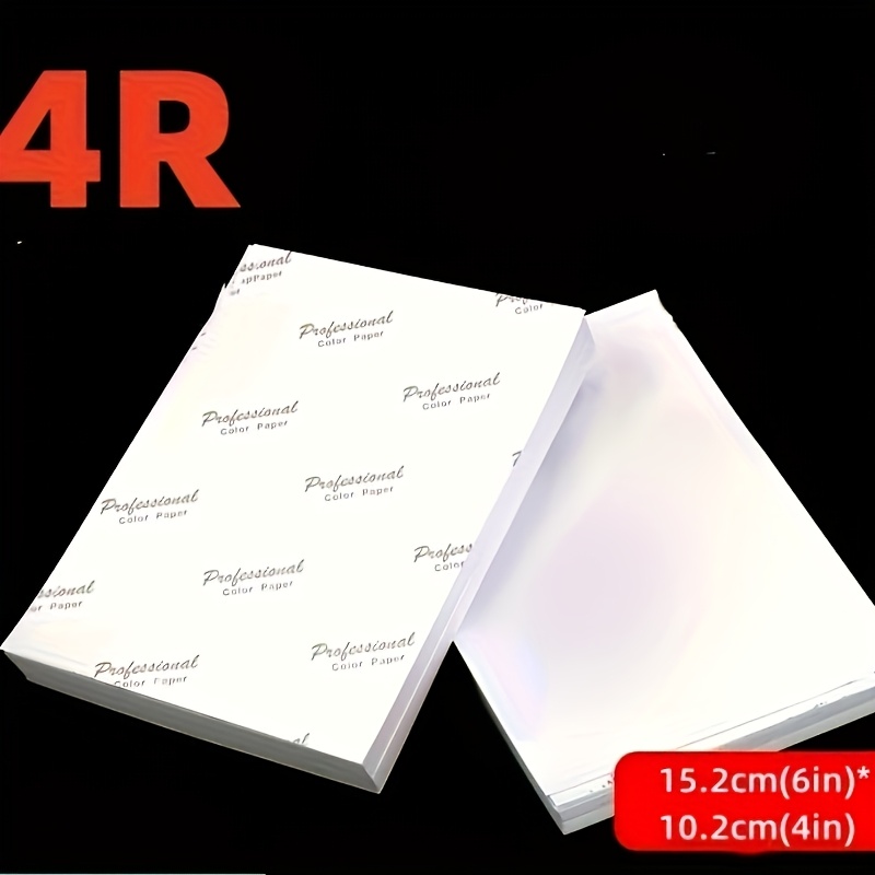 50pcs High Quality Photo Paper Inkjet Print Photo Paper 180g High Light Photo Paper Travel Photo Paper Beautiful Moment Mother's Day Photo