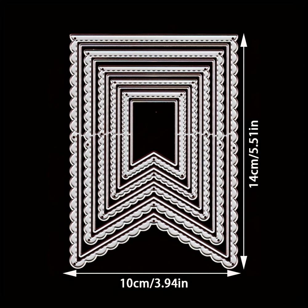 TEMU 1pc Creative Diy Calendar Metal Stencil, Diy Scrapbooking Embossing Die Cut, Handmade Greeting Card Making Metal Cutting Dies, Gift Card Making
