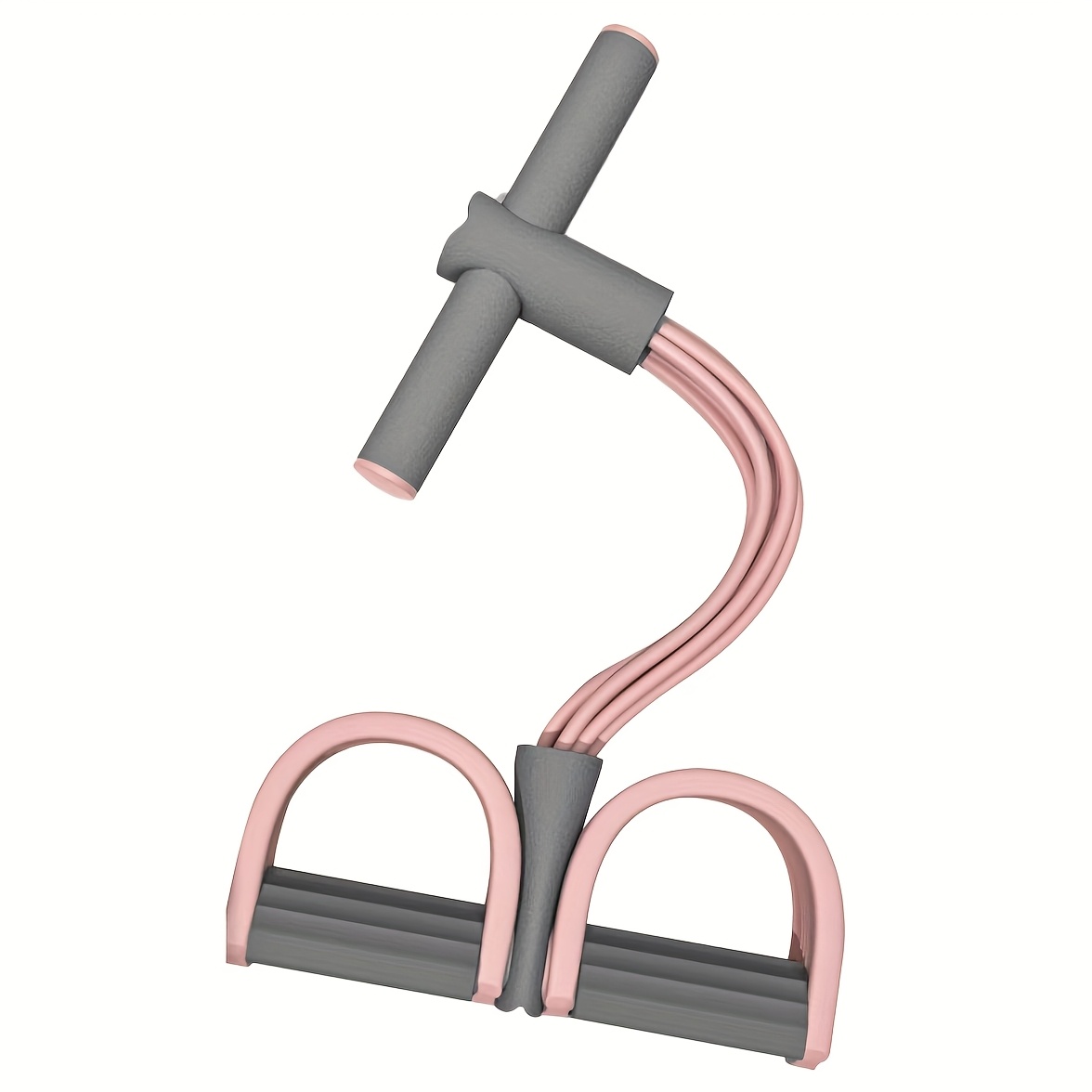 pedal band home band fitness pull rope sit up aid six tubes elastic band yoga training equipment compact home strength system non slip pedal comfortable handles quiet rebound Product details 1