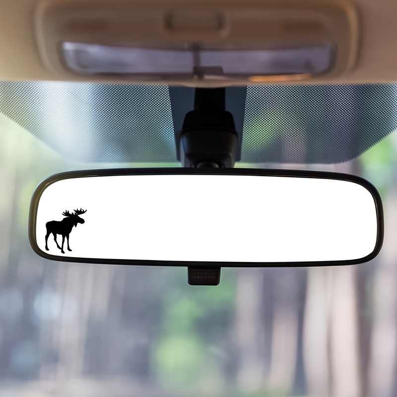 

2pcs Moose Decal Mirror Sticker