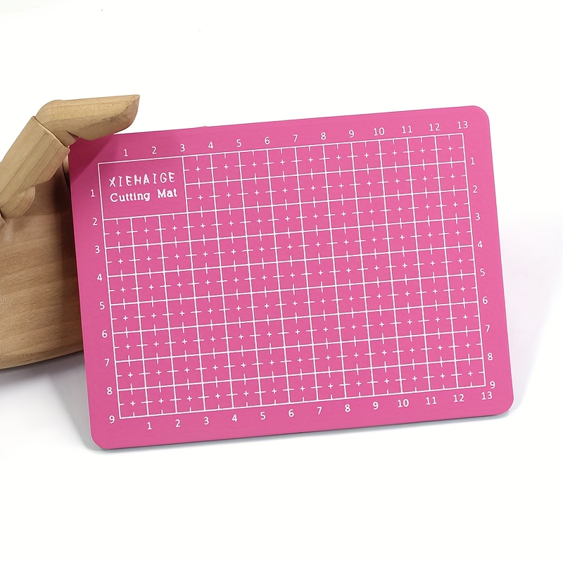 E-shop Kleine Schneidematte 15 cm x 11 cm (A6-Größe) 5,9" x 4,33" Mehrzweck-Schneidebrett für Büro- & Schulbedarf, Quilten, Papierbasteln,