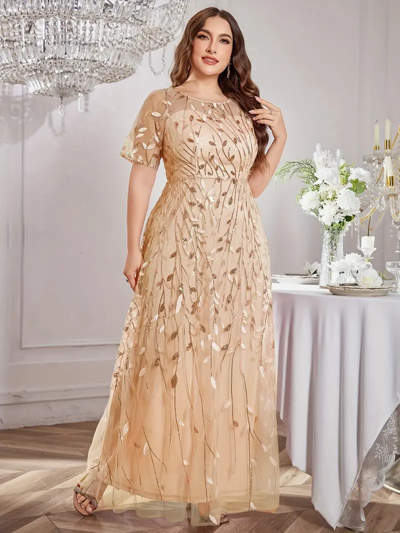 Extra Large Size Gala Plus Size Evening Gowns Plus Size Sequin Tulle Bodycon Dress V-Neck Extra Large Size Gala Plus Size Evening Gowns Plus Size Sequin Tulle Bodycon Dress V-Neck