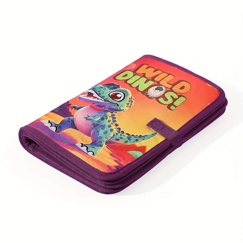 Baby Dino Touch Book Soft Fabric Lifelike Animal Illustrations