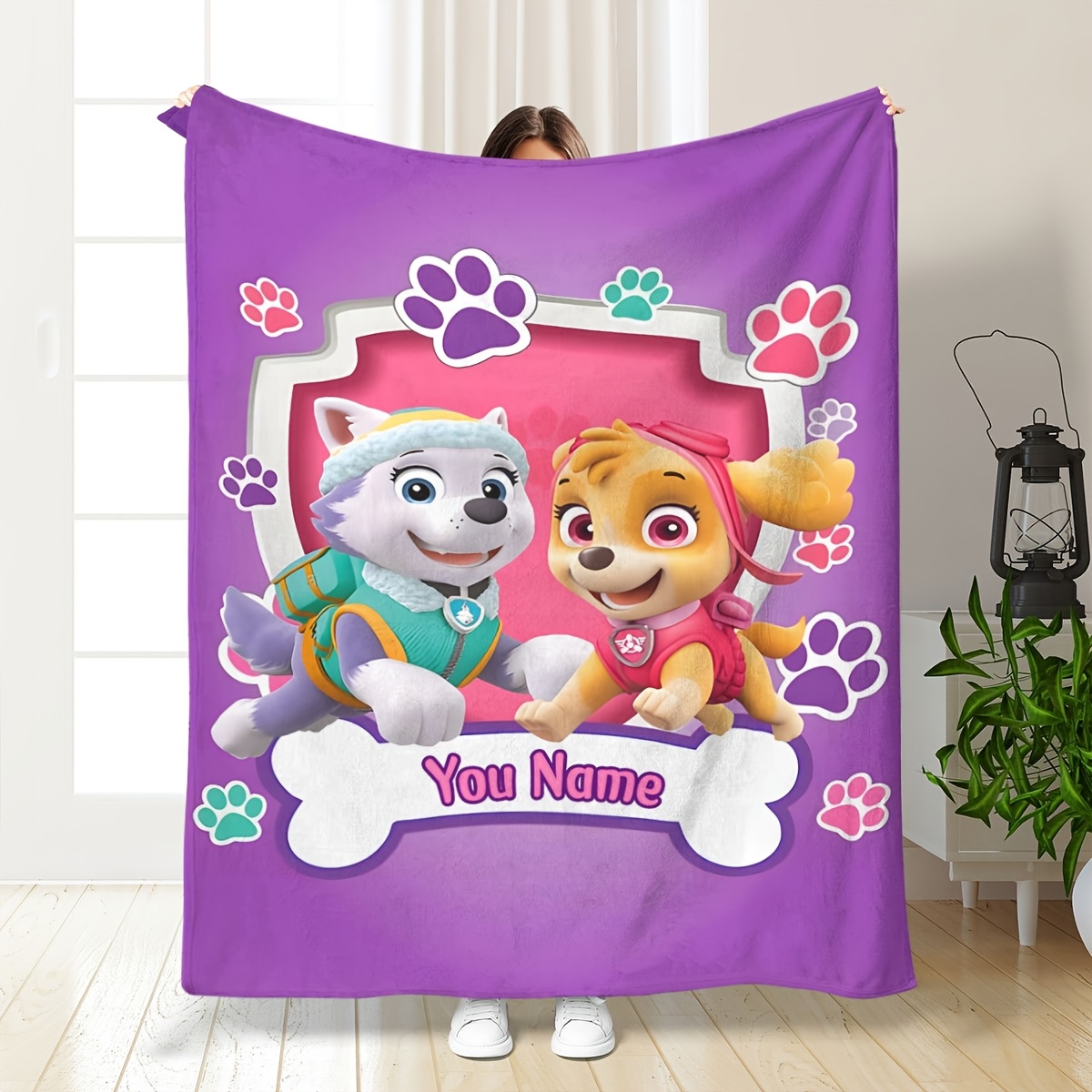 

Personalized Pet Dog Duo Blanket - , All- For & Bed, For Girlfriend