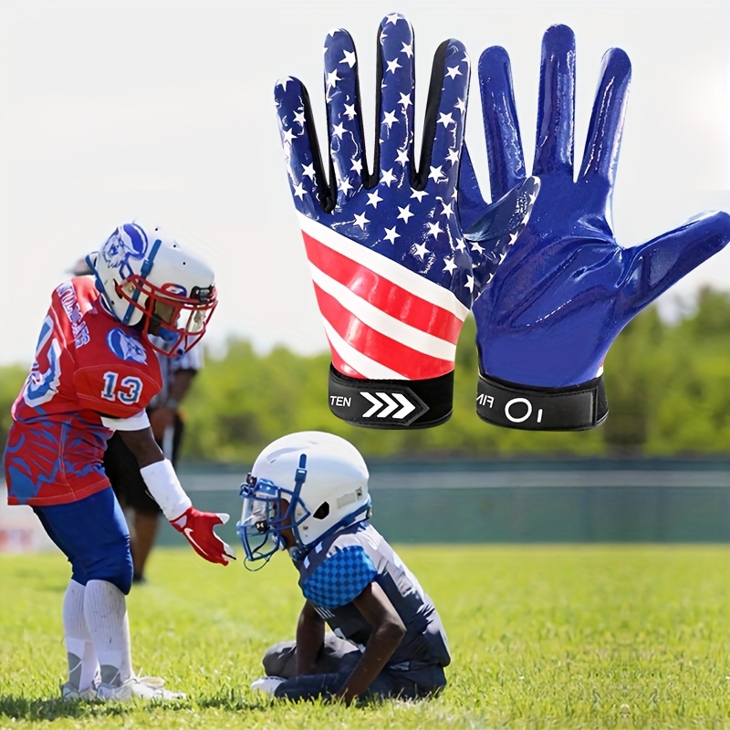Dot Stitch Football Gloves (USA, Adult Small