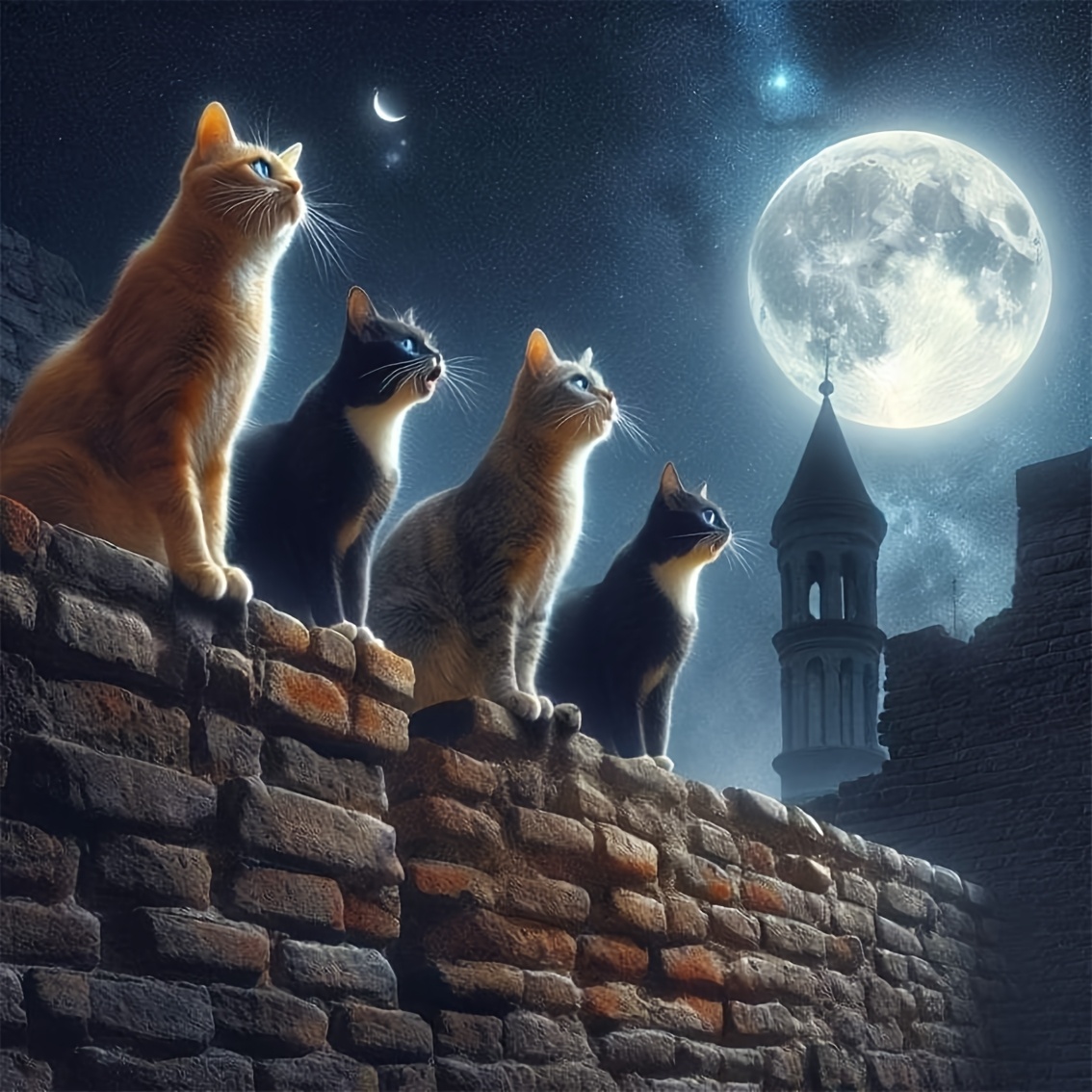 1pc 30 30  8 11 8in   diy mosaic crafts     products cats   under the wall pattern luxury diamond painting suitable for desktop decoration desktop decoration   kit home decoration gift   handmade gift festival party diamond painting 0