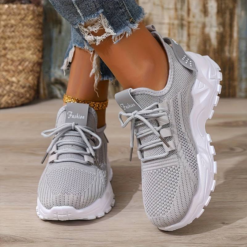 Dakaela Women's Slip On Walking Shoes Breathable Non Slip Mesh Sock Shoe Lightweight Casual Fashion Tennis Running Sneakers Purple 9