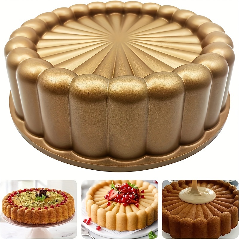 

Birthday Cake Pan With Mold Design – Round Aluminum Specialty & Novelty Cake Pan With Manual Crafting For Themed Parties And Celebrations