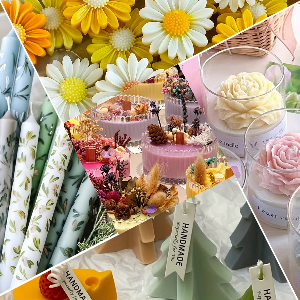 100g~1000g Soy Wax for DIY Scented Candle Jar Making