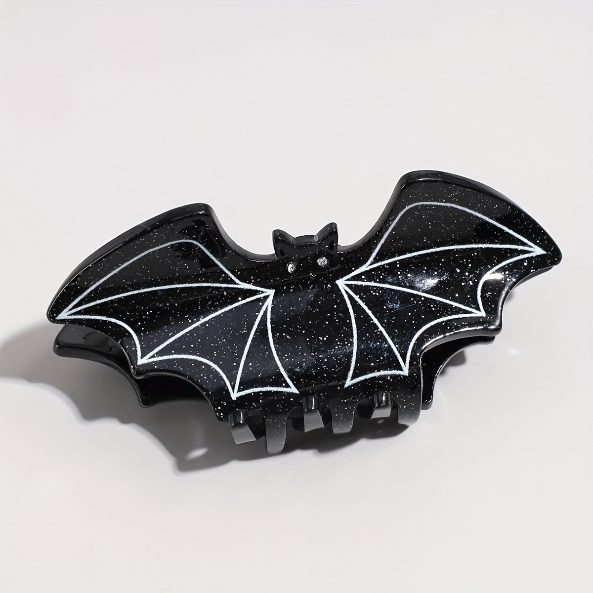 Barrettes Chauve-souris Gothiques - Pinces à Cheveux Antidérapantes - Pour Cosplay, Halloween, Soirée à Thème - Accessoire Coiffure Femme