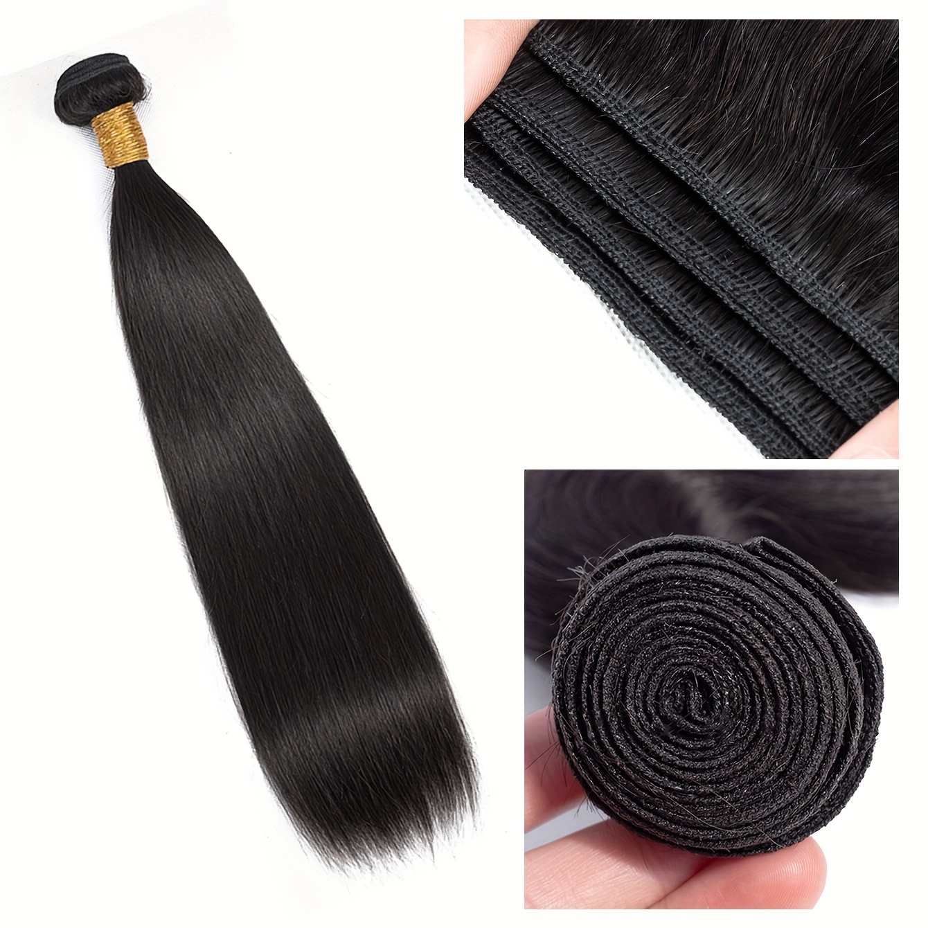 

1 Bundles Straight Hair Bundles 1pc Hair Extensions For Women 10-30 Inch Straight Human Hair Bundles
