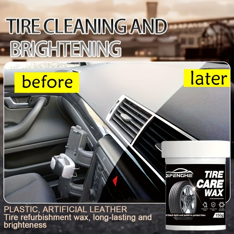 

Versatile Car Interior Exterior Plastic Restorer-refurbishing Repair Wax-dust-proof Polish For Dashboard, Tires Synthetic Leather Furniture-easy Application Shine Protection