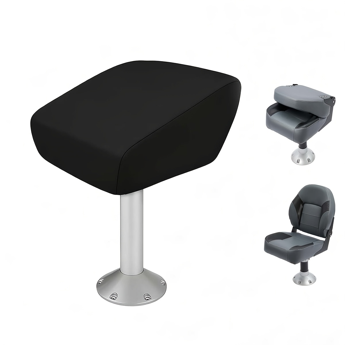 TEMU Boat Chair Cover, 210d Marine Folding Seat Cover, Heavy-duty Weather Resistant Draggable Fishing Chair Protective Cover, Protect Your Seat