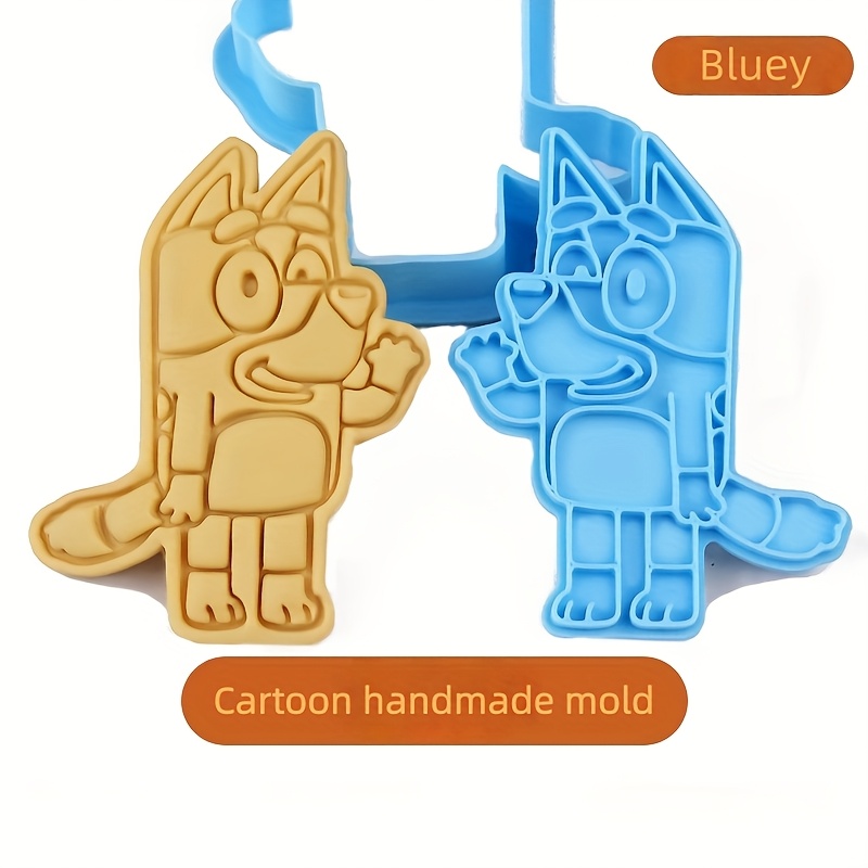 E-shop Tonformen im Blauclown-Design, kreative Cartoon-Welpenmuster, handgefertigte Formen, dekorative Druckpraktische Werkzeuge
