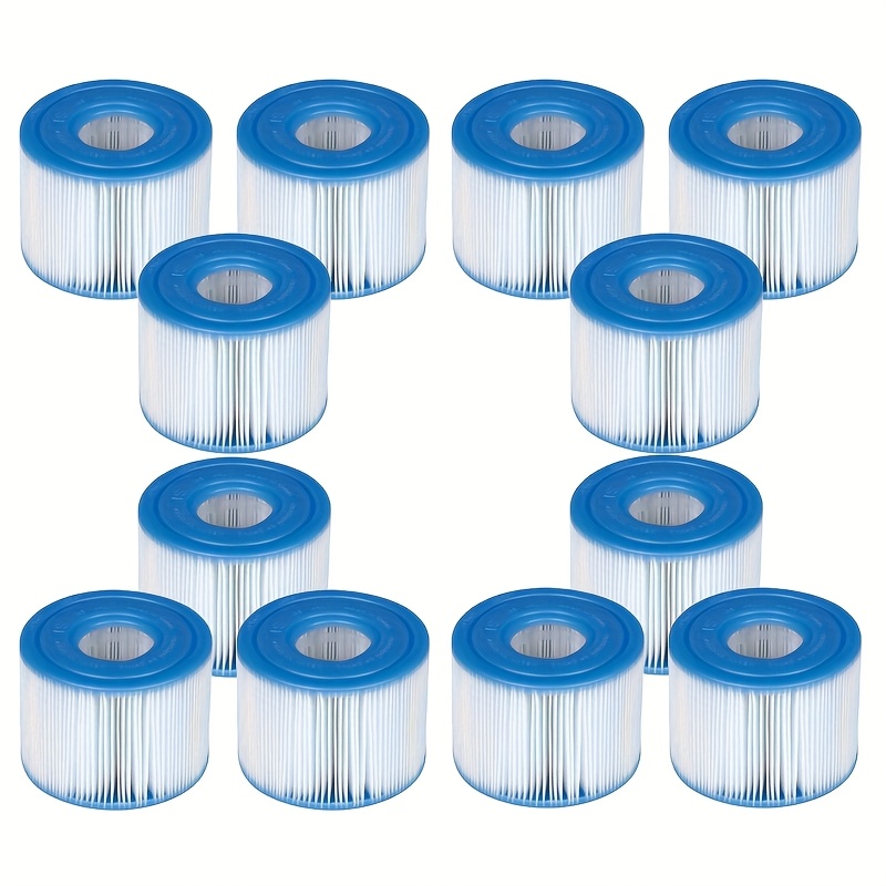Image of Replacement Of 12 Spa , Durable Infinite Thread Pool Filter Designed For Smart And Inflatable Spas, Easy To Clean Comfortable Filtration System Additions