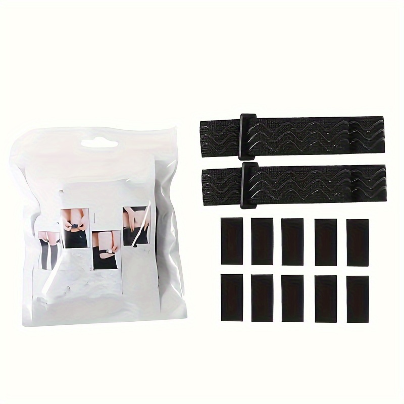 TEMU 2pcs Shoe Fixed Hook Loop Straps - Non-slip Elastic Bands, Ensuring Stable Fit For Boots, Closure, High-top Boot Non-slip Elastic Band Anti-slip