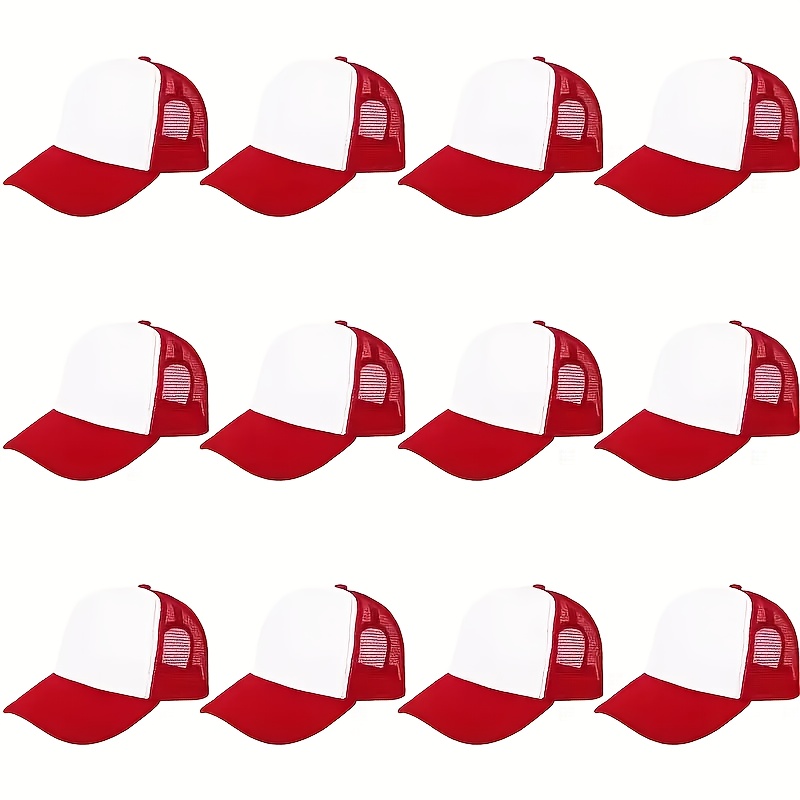 30 Customizable Breathable Mesh Trucker Hats