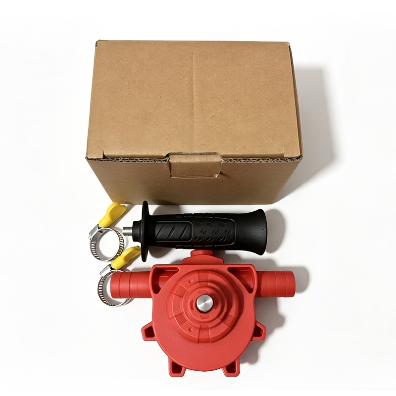 TEMU Pompe de transfert d'eau à entraînement par perceuse, pompe à fluide auto-amorçante portable pour eau, huile, diesel, outil de transfert de