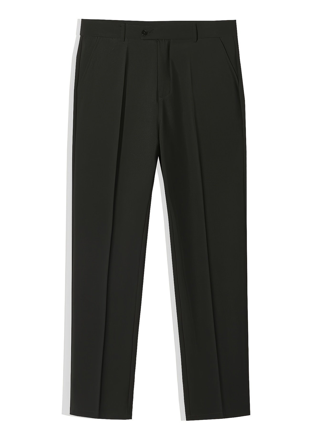 2pcs Suit Set Men's Jacket and Trousers Casual Formal Business Black Groomsmen Party Attire