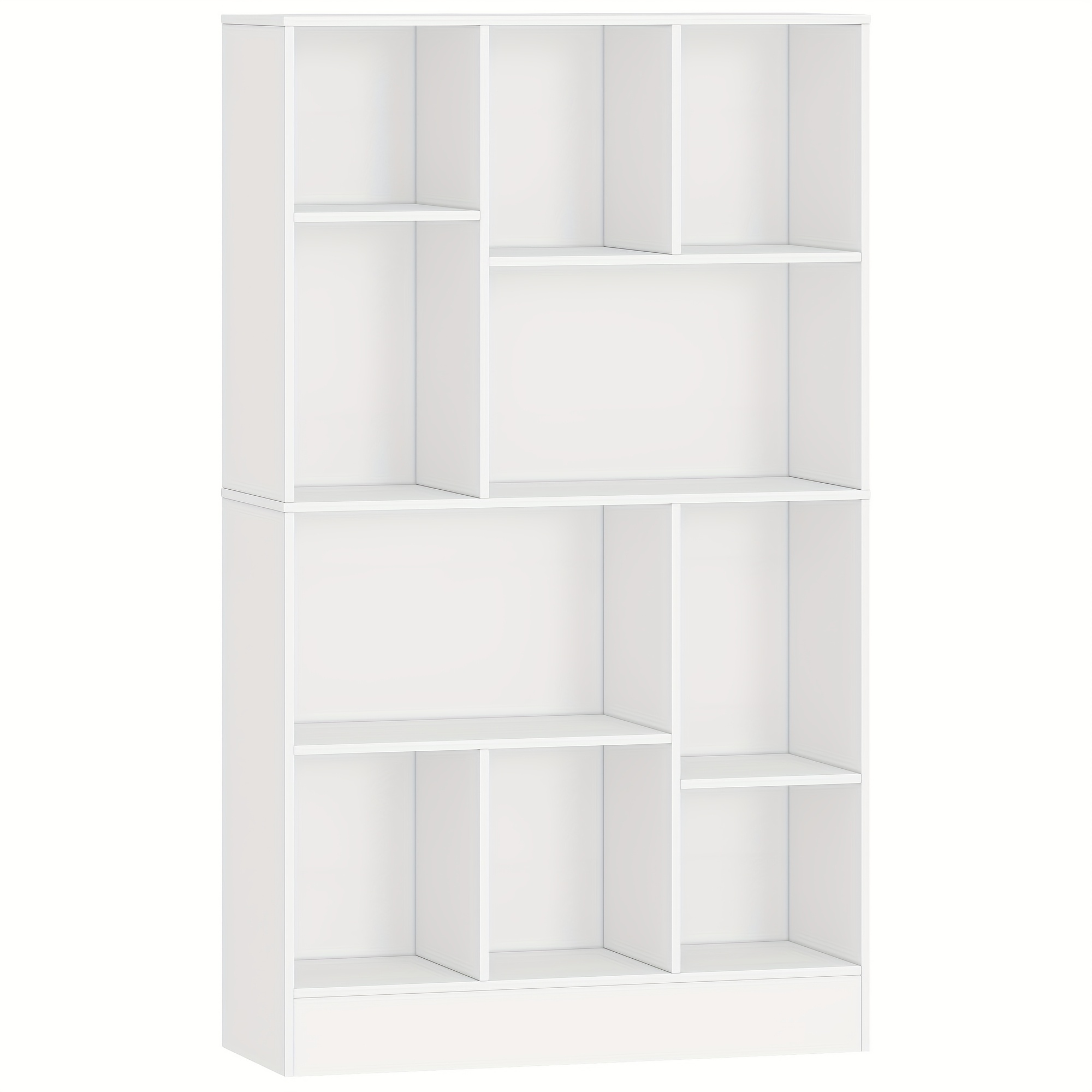 Shoe Bench, Shoe Rack With Seat, Bench With Storage Space, 12 Compartments, Removable Shelves, Suitable For Living Room, Hallway, Entrance, Space-, 30 X 100 X 55cm, White