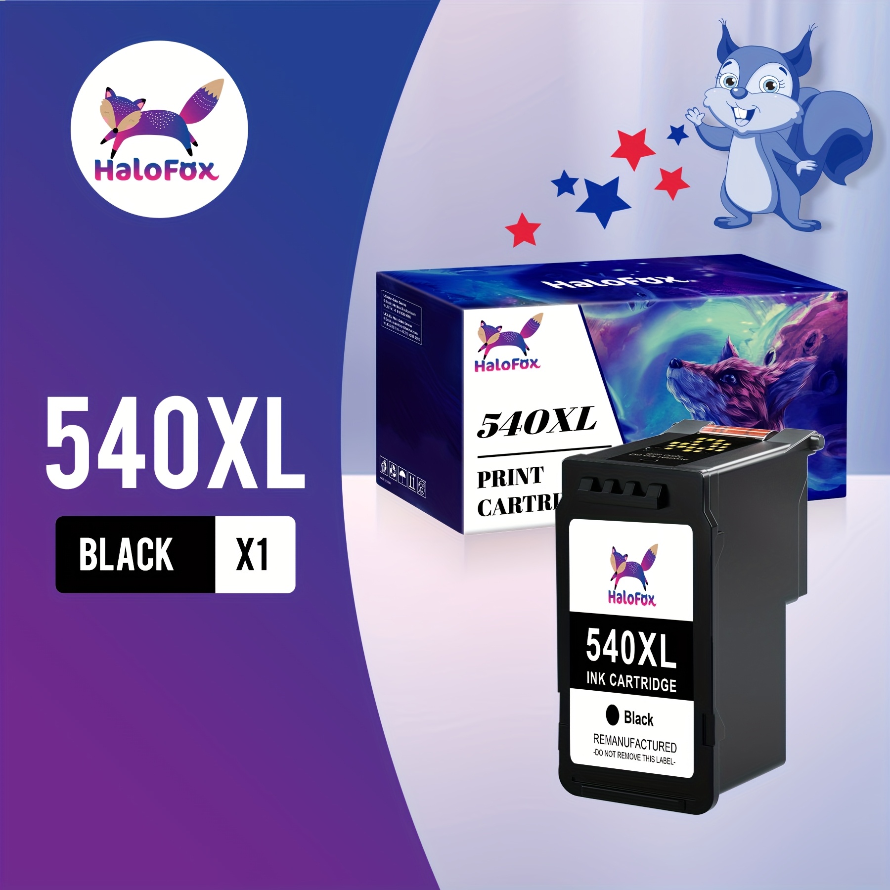 E-shop Kompatible Druckerpatronen für Canon PG-540 XL in Schwarz, passend für Modelle MG4120, MG2150, MG2250, GM3140, MG3150 und MG3250 (1 Schwarz)