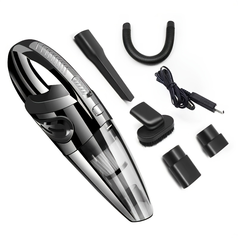 TEMU Vacuum Cleaner, Powerful Suction, Handheld Vacuum Cleaner, 3600 Mah Large-capacity Battery, , With 5 Additions, Household Vacuum Cleaner, Mini