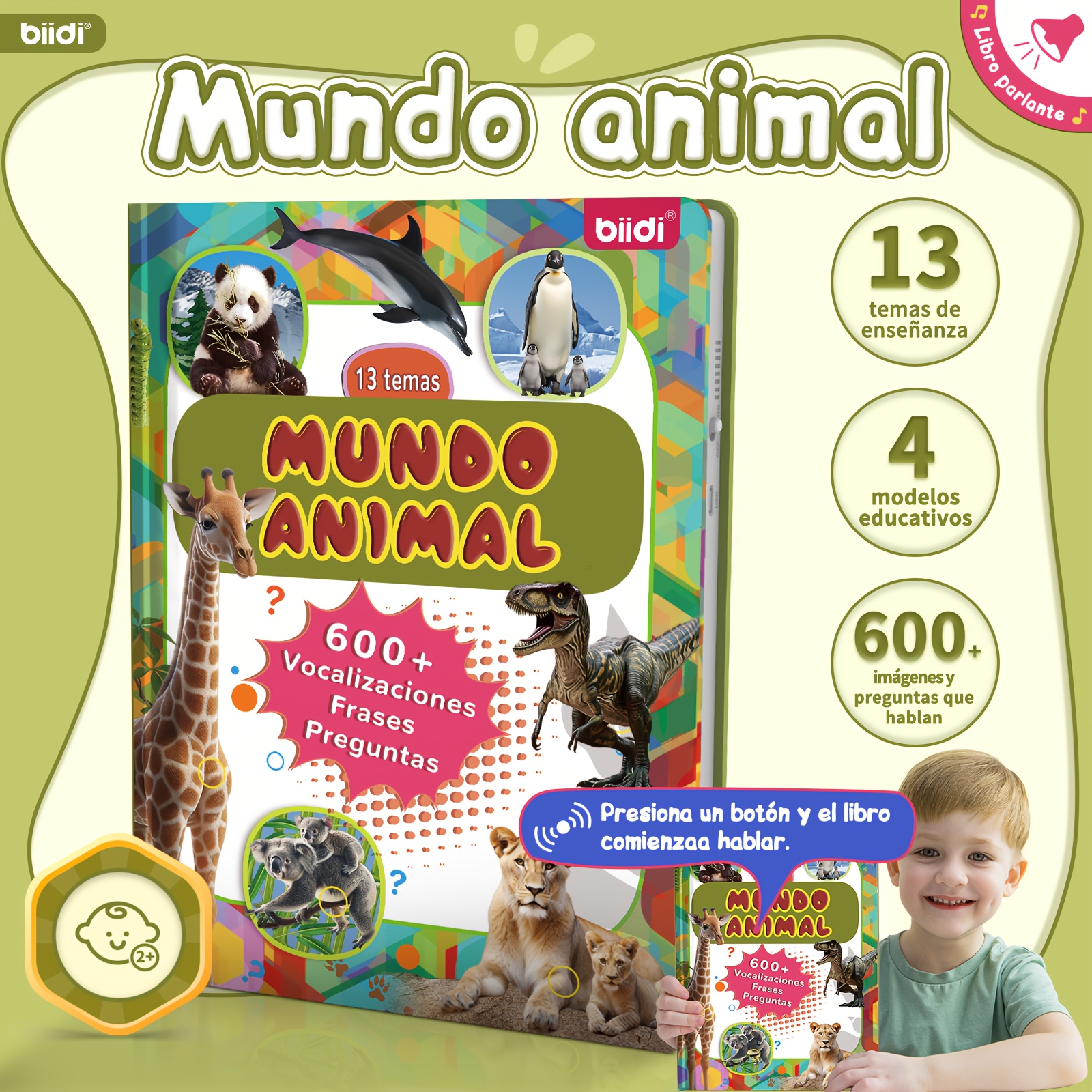 juguetes educativos libros audio en español Temu Argentina