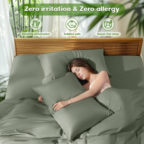 4pcs cooling bamboo sheet set 16 deep pocket wrinkle shrink resistant y quality bedding fitted sheet flat sheet 2 pillowcases