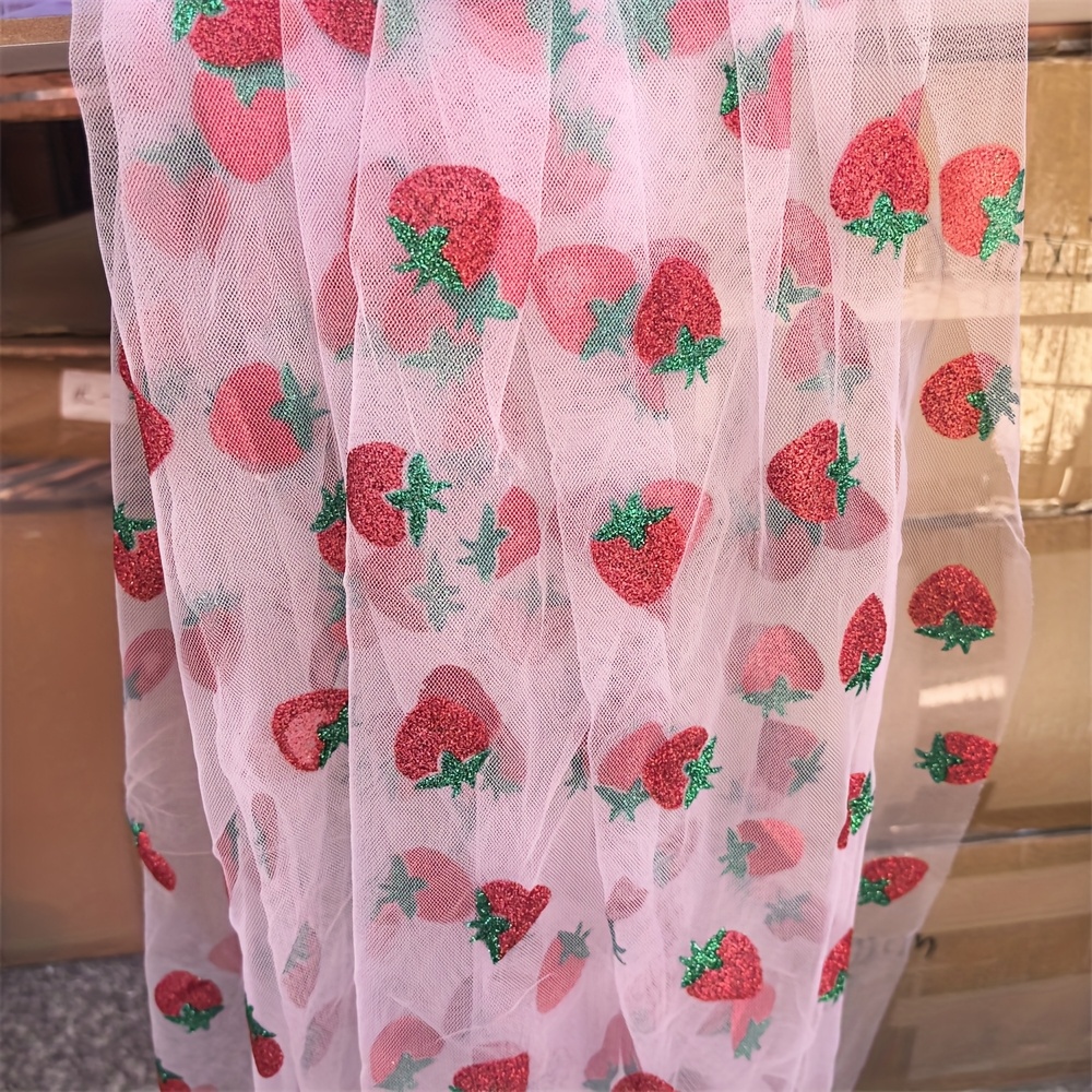 copper glitter dress Sweet As Strawberry Baby Girl Birthday Dress main image 1